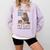 Drink Coffee Read Books Pet Cats Be Happy Bookworm Comfort Colors Sweatshirt Crimson