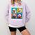 Eagle Love Reading And Eagles Child Book Lover Comfort Colors Sweatshirt Crimson