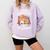 Easily Distracted By Cats And Books Cute Cat Sleeping Girls Comfort Colors Sweatshirt Crimson