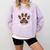 Easily Distracted By Dogs And Books Comfort Colors Sweatshirt Crimson