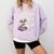 Easily Distracted By Dogs And Books Reader Animal Dog Comfort Colors Sweatshirt Crimson