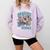 Easily Distracted By Dragons And Books Bookworm Comfort Colors Sweatshirt Crimson