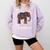 Easily Distracted By Elephants And Books Elephant Comfort Colors Sweatshirt Crimson