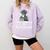 Easily Distracted By Plants & Books Plant Book Lover Comfort Colors Sweatshirt Crimson