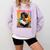 Educated Afro Girl Reading Book Lover History Month Comfort Colors Sweatshirt Crimson