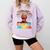 Education Is Freedom Afro Books Comfort Colors Sweatshirt Crimson
