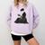 Emily Dickinson Reading A Book Comfort Colors Sweatshirt Crimson