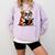 English Bulldog Reading a Book Dog For Men Women Girls Kids Comfort Colors Sweatshirt Crimson