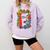 Equal Rights Book Flower Resist Feminist LGBTQ Floral Comfort Colors Sweatshirt Crimson
