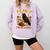 F CAW F Crow I'm Reading Book Lover Fall Comfort Colors Sweatshirt Crimson