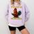 F-CAW-F I'm Reading Chicken Book Lover Introvert Meme Comfort Colors Sweatshirt Crimson