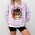 Fall Book Teacher Cat Books Halloween Autumn Librarian Comfort Colors Sweatshirt Crimson