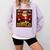 Family Christmas Retro Santa Holiday Nostalgia Vibes Comfort Colors Sweatshirt Crimson