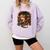 Fantasy Dragon Reading Book Lover Comfort Colors Sweatshirt Crimson