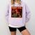 Fight Evil Read Books Propaganda Poster Comfort Colors Sweatshirt Crimson