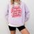 Forget Flowers Buy Me Books Comfort Colors Sweatshirt Crimson