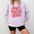 Forget Flowers Buy Me Books Valentine Bookish Book Lover Comfort Colors Sweatshirt Crimson