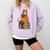 Fox Books Read Reading Librarian America Men Women Kids Comfort Colors Sweatshirt Crimson