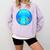 Frutiger Aero Aesthetic Tech Orb Fishes Raglan Baseball Tee Comfort Colors Sweatshirt Crimson