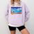Frutiger Aero Y2k 2000s Comfort Colors Sweatshirt Crimson