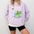 Frutiger Aero Y2K Fashion Trends Statement Piece Tech Orbite Premium Tri-Blend Comfort Colors Sweatshirt Crimson