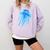 Frutiger Aero Y2K Jellyfish Comfort Colors Sweatshirt Crimson