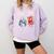 Gamer Book Lover Girl Women Bookworm Video Gaming Daughter Comfort Colors Sweatshirt Crimson