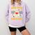 Ghost Reading Books Teacher Student Halloween Read More Book Comfort Colors Sweatshirt Crimson