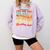 The Girl With The Books Became The Woman Writing Them Comfort Colors Sweatshirt Crimson