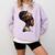 Girl Crown Of Books African Teacher Black History BHM Comfort Colors Sweatshirt Crimson