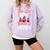 This Girl Loves Books And Gnomes Gardener Dwarf Garden Gnome Comfort Colors Sweatshirt Crimson