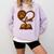 Girl Who Loves Dogs & Books Heart Dog Lover Reader Reeding Comfort Colors Sweatshirt Crimson