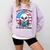 A Good Day To Read a Book Reading Eagle With American Flag Comfort Colors Sweatshirt Crimson