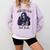 Good Girls Read Bad Books Sarcastic Skeleton Goth Skull Comfort Colors Sweatshirt Crimson