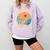 Groovy Like The 70s Aesthetic Nostalgia 1970's Retro Comfort Colors Sweatshirt Crimson