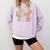 Groovy In My Reading Era Read Book Reader Reading Comfort Colors Sweatshirt Crimson