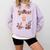 Haha Made You Read Shirt Book Reader Flower Floral Comfort Colors Sweatshirt Crimson