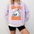 Halloween Book Lover Ghost Boo Pun Read More Boooks Comfort Colors Sweatshirt Crimson