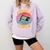 Handheld Gamer Retro Portable Console Nostalgia Comfort Colors Sweatshirt Crimson