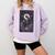 High Priestess Tarot Art Celestial Mystic Book Lover Comfort Colors Sweatshirt Crimson