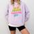 In My Hockey Romance Era Hockey Romance Reader Book CLub Comfort Colors Sweatshirt Crimson