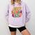 Hot Girls Read Aesthetic Book Lover Reading Comfort Colors Sweatshirt Crimson