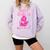 Hot Girls Read Books Cute Book Reader Women Comfort Colors Sweatshirt Crimson