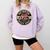 Hotrod Custom Car Automotive Nostalgia Distressed Comfort Colors Sweatshirt Crimson