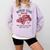 Hotrod Rebel Automotive Nostalgia Old Car Distressed Premium Tri-Blend Comfort Colors Sweatshirt Crimson