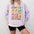 HUGvyn Happy 100 Days Of School Teacher Goose Preppy Books Comfort Colors Sweatshirt Crimson HUGvyn Happy 100 Days Of School Teacher Goose Preppy Books Comfort Colors Sweatshirt Crimson