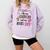 Iced Coffee & Reading Smut Books Girly Spicy Novels Comfort Colors Sweatshirt Crimson