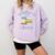 I'd Rather Be At The Library Book Lover Loves Books Comfort Colors Sweatshirt Crimson