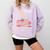 I'm Ok Books Boooks Lover Premium Tri-Blend Comfort Colors Sweatshirt Crimson