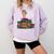 I'm Ok Read Book Reading Librarian Teacher Men Women Comfort Colors Sweatshirt Crimson